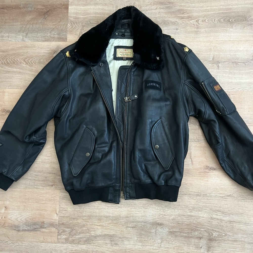 Classic Style V Bomber Leather Jacket